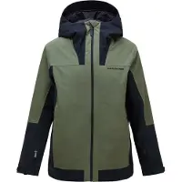 Peak Performance - Chaquetas de esquí - M Rider Tech 2L Insulated Shell Jacket Pine Needle Black - Talla L - Verde