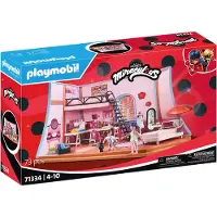 Playmobil Miraculous: Juego De Construcción Del ático De Marinette