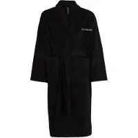 Karl Lagerfeld Albornoz largo negro / blanco