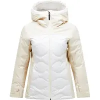 Peak Performance - Chaquetas de esquí mujer - W Silverchute Helium Down Jacket Sand Fog Off White para Mujer - Talla M - Blanco