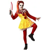 Atosa Disfraz De Niña Clown Halloween
