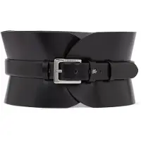 Karl Lagerfeld Cinturón 'Essential' negro