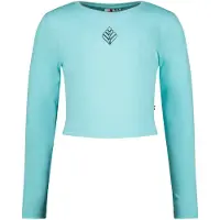 Vingino Girls G-basic-crop Rib Longsleeve T-shirt Artic Blue Talla: 10 | Camisas Outlet | Unisex | Azul