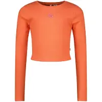 Vingino Girls G-basic-crop Rib Longsleeve T-shirt Fresh Coral Talla: 12 | Camisas Outlet | Unisex | Naranja