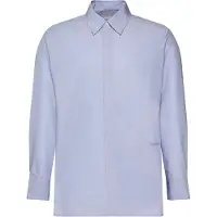 Calvin Klein Ls Solid Crisp Shirt Casual Blue Talla: S | Camisas de Trabajo Outlet | Hombre | Azul