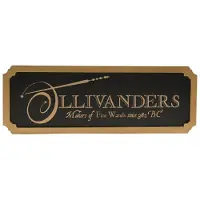 Widdop & Co. Widdop &amp; Co. Cartel De Pared Ollivanders Harry Potter 30 X 11 Cm