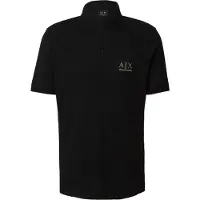 Armani Exchange para hombre. XM002231AF10366UC001 Polo de Algodón negro (XL), Casual, Manga corta, outlet 2026.