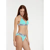 Vivid Top de bikini aqua / negro / blanco