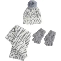 Next Conjunto gris oscuro / blanco