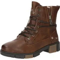 Mustang Botines con cordones marrón
