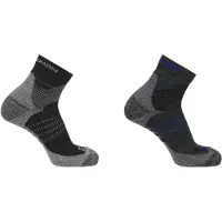 Salomon - X Ultra Access Quarter 2-Pack - Calcetines de trekking size 42-44, negro