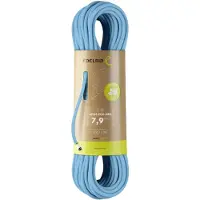 Edelrid - Cuerdas Escalada - Apus Eco Dry 7,9mm Icemint - Talla 70 m - Azul