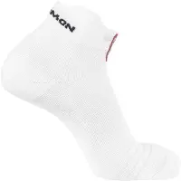 Salomon - S/Lab Glide Ankle - Calcetines de running size 42-44, blanco