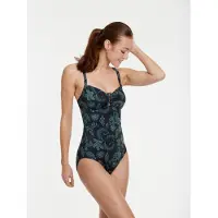 Vivid Traje de baño azul cian / azul oscuro