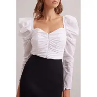 Anne Fontaine Austen Top White Talla: 38 | Manga Larga Outlet | Mujer | Blanco