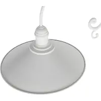 Argon Aplique de exterior Enduro, blanco, acero, vidrio, IP44, E27