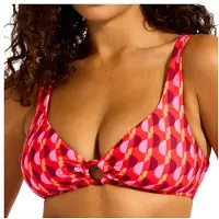 Seafolly - Women's Sorrento Ring Front Tank - Parte superior de bikini size 38, multicolor