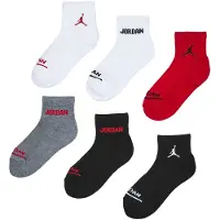 Jordan Calcetines gris / rojo / negro / blanco