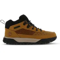 Timberland para niño. TB0A66MZ2311 Zapatillas de piel de montaña de caña baja con cordones GreenStride Motion 6 amarillo (37), Plano, Casual