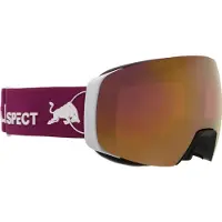 Red Bull Spect Eyewear - Máscaras de esquí - Jon White Purple - Red With Purple Mirror - Blanco
