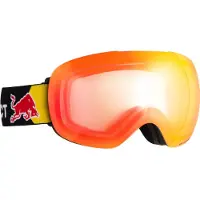 Red Bull Spect Eyewear - Máscaras de esquí - Bent Black - Brown With Red Chrom X - Negro