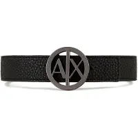Armani Exchange para mujer. 9411180A87742520 Cinturón negro (70cm), Casual, Sintético, Imitación cuero, outlet 2026.