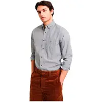 Gant para hombre. 3000140 Camisa de popelina Regular Fit Banker Stripe negro (3XL), Casual, Algodón, Manga larga, outlet 2026.