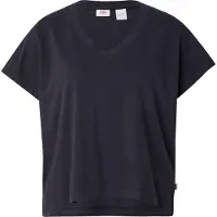Levi's Boxy Vneck Tee Caviar Slub Talla: XS | Camisetas de Seda Outlet | Mujer