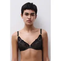 Chantelle Cabaret Sauvage Bra Black Talla: D70 | Brasieres Outlet | Mujer | Negro
