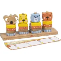 Eurekakids Juego De Apilar Bloques Con Comodines