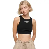 Superdry para mujer. W6011659A Sujetador de deporte Core negro (XXS), Blanco, Deportivo, Algodón, Multideporte, outlet 2026.