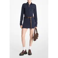 Michael Kors Fitted Army Shirt In Navy Talla: XXL | Camisas Outlet | Mujer | Verde