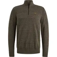 PME Legend Jersey 'Pullover with half zipper' oliva