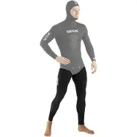 Seac Sub Pantalones De Pesca Submarina Black Shark Open Cell 7 Mm