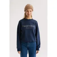 TWOTHIRDS Neuhaus Sweatshirts Navy Talla: M | Manga Larga Outlet | Mujer | Azul
