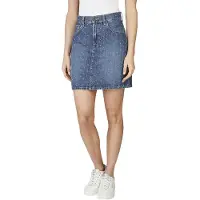 Pepe Jeans para mujer. PL90112444F0 Mini Falda Rise azul (S), Casual, Algodón, Denim, outlet 2026.