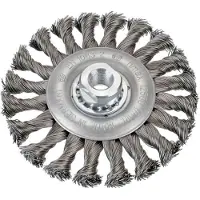 Osborn Cepillo Circular De Alambre Trenzado Acero 1402631351 M14125 Mm