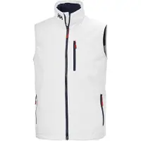Helly Hansen para hombre. 34446 Chaleco náutico Crew 2.0 blanco (S), Casual, Poliéster, outlet 2026.