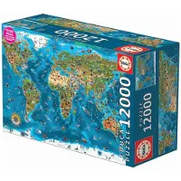 Educa Maravillas Del Mundo Puzzle De Madera 12000 Piezas
