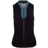 Q36.5 - Women's Jersey sleeveless L1 Pinstripe - Maillot de ciclismo sin mangas size M, negro