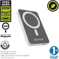 Muvit For Change Batería Externa 15w + Output C Magsafe 5000mah