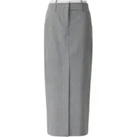 Comma Skirts Grey/black Talla: 36 | Faldas Midi Outlet | Mujer | Gris