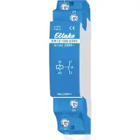 Eltako Relé de conmutación y control , modelo UC, 1 contacto de cambio, sin potencial, 16A/250V, 1 unidad.