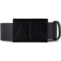 Armani Exchange para hombre. 951019CC50700020 Cinturón de piel negro (30), Casual, Clásico, outlet 2026.
