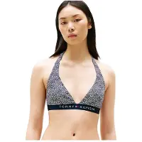 Tommy Hilfiger para mujer. UW0UW05945 Parte superior de bikini Original acolchada marino (L), Beachwear, Nylon, outlet 2026.