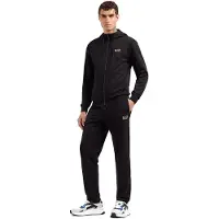 Emporio Armani para hombre. 8NPV62_PJVRZ Chándal Core Identity negro (XS), Casual, Deportivo, Algodón, Multideporte, Manga larga, outlet 2026.