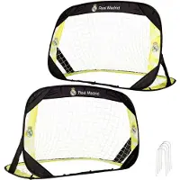 Colorbaby Set De 2 Porterías De Fútbol Pop-up Del Real Madrid 120x80x80 Cm