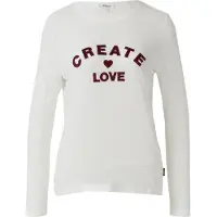 s.Oliver T-shirts Offwhite Talla: 44 | Camisetas de Seda Outlet | Mujer | Blanco