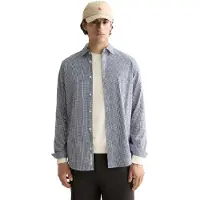 Scotch & Soda Micro-check Poplin Shirt Peacoat Micro Check Talla: S | Camisas Casuales Outlet | Hombre