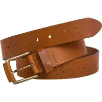 Pepe Jeans para hombre. PM021061 Cinturón Marcus marrón (100 cm), Casual, Piel, outlet 2026.